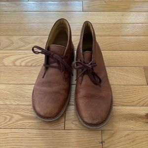 Clarks original cognac boys sand boots size 2